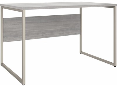 Bush Business Furniture Hybrid 48W Computer Table Desk with Metal Legs, Platinum Gray (HYD248PG)