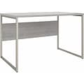 Bush Business Furniture Hybrid 48W Computer Table Desk with Metal Legs, Platinum Gray (HYD248PG)