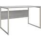 Bush Business Furniture Hybrid 48"W Computer Table Desk with Metal Legs, Platinum Gray (HYD248PG)