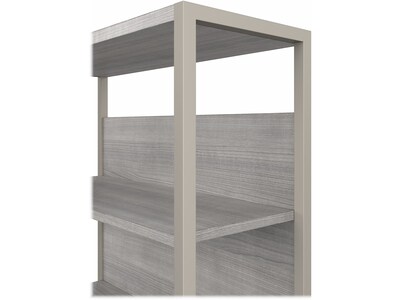 Bush Business Furniture Hybrid 36 "W Desktop Hutch, Platinum Gray (HYH236PG)