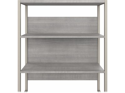 Bush Business Furniture Hybrid 36 "W Desktop Hutch, Platinum Gray (HYH236PG)