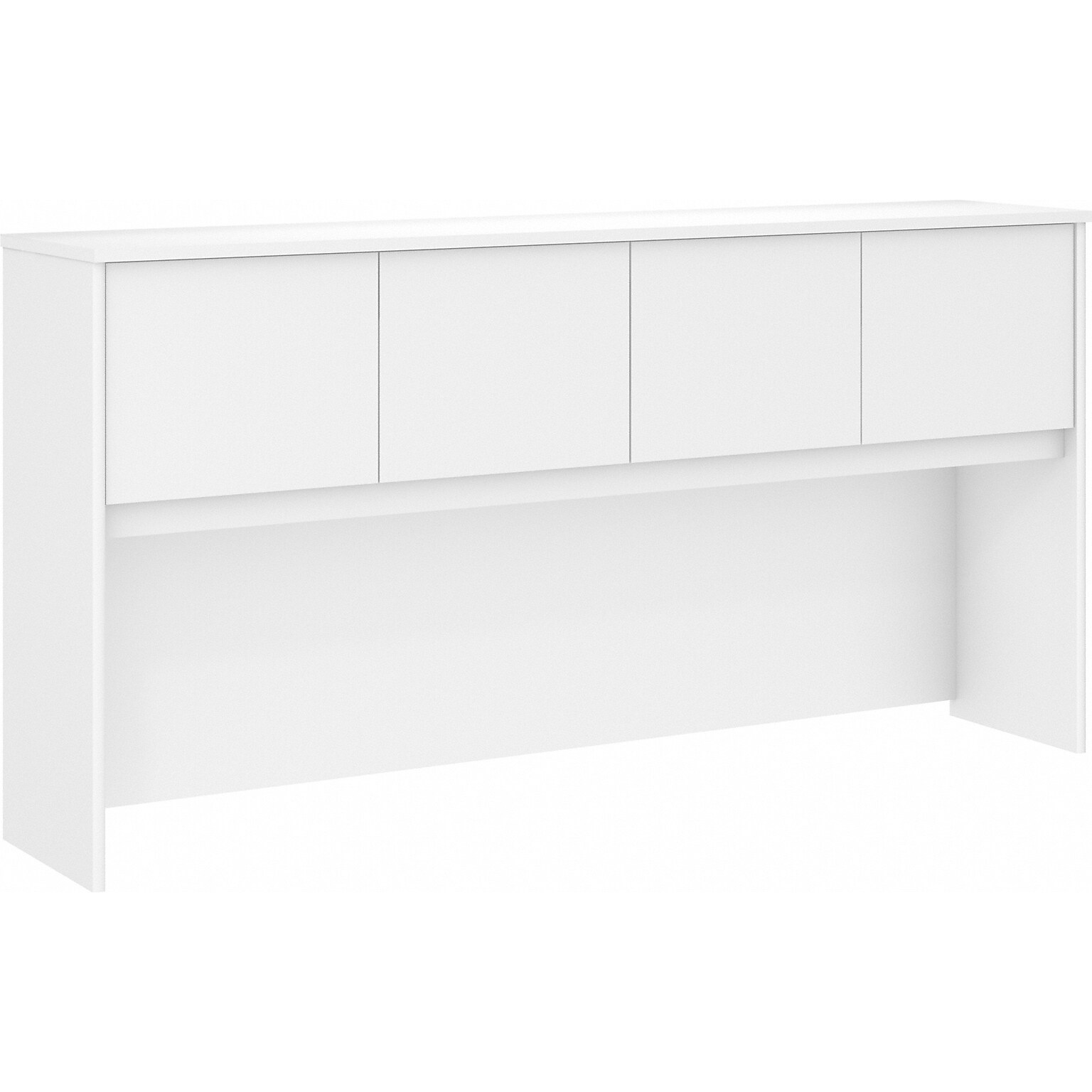 Bush Business Furniture Hybrid 72 W Desktop Hutch, White (HYH172WH-Z)