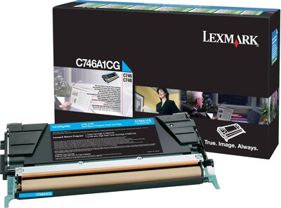 Lexmark C746 Cyan Standard Yield Toner Cartridge