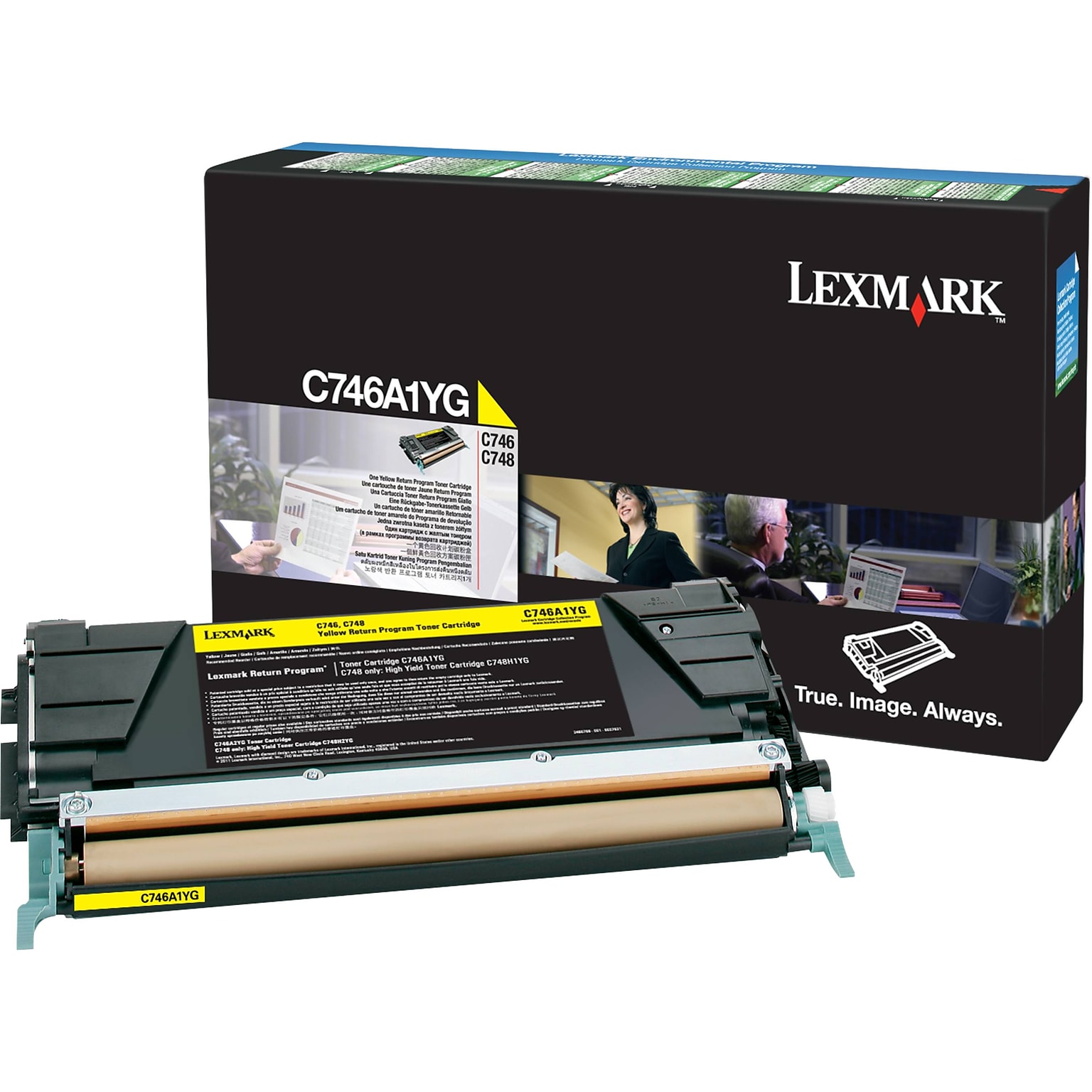 Lexmark C746 Yellow Standard Yield Toner Cartridge