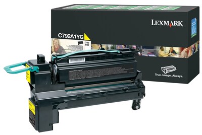 Lexmark C792A1YG Yellow Standard Yield Toner Cartridge