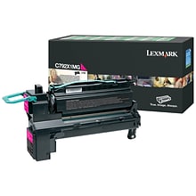 Lexmark C792X1MG Magenta Extra High Yield Toner Cartridge, Prints Up to 20,000 Pages