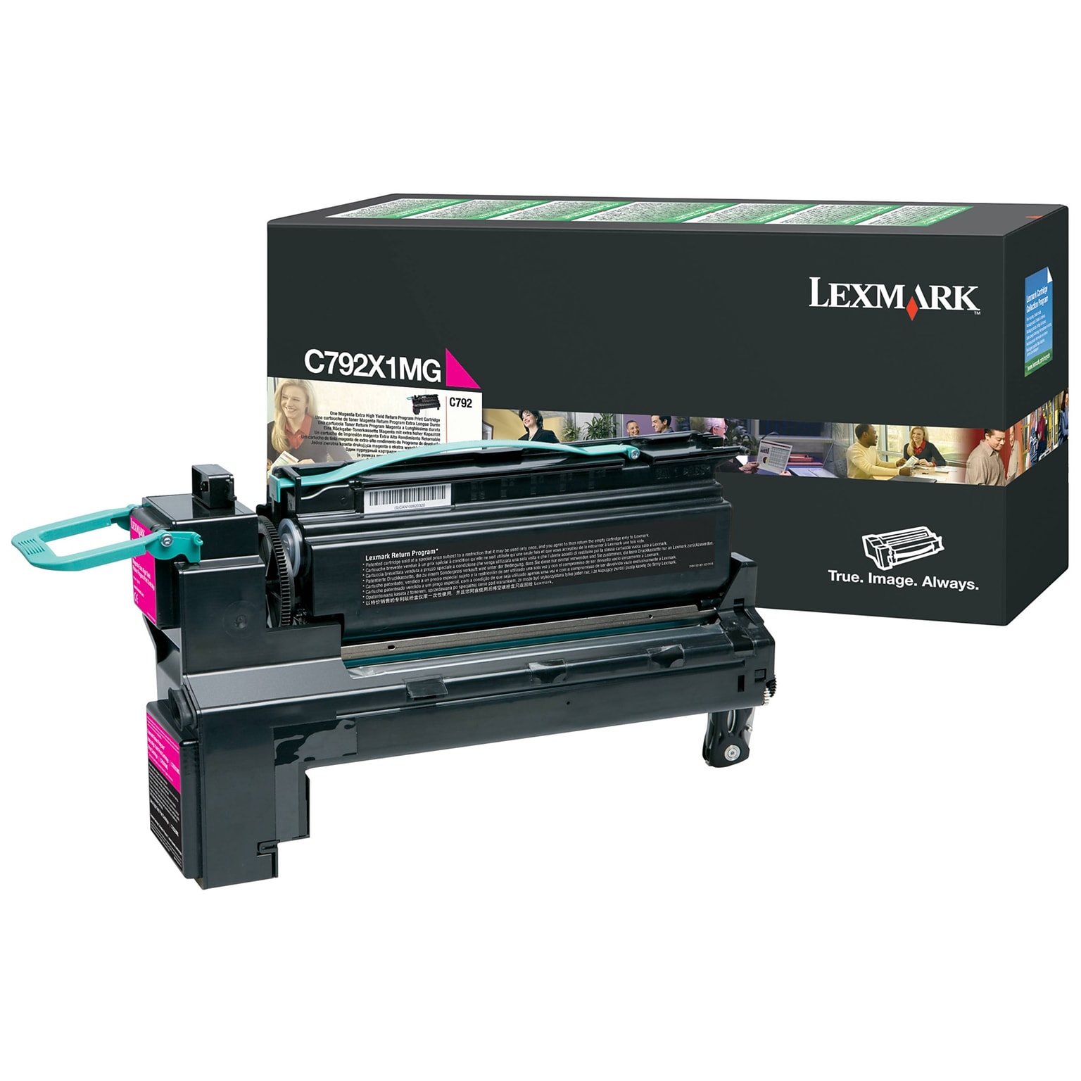 Lexmark C792X1MG Magenta Extra High Yield Toner Cartridge, Prints Up to 20,000 Pages