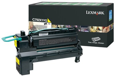 Lexmark C792X1YG Yellow Extra High Yield Toner Cartridge