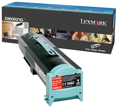 Lexmark X860H21G Black High Yield Toner Cartridge