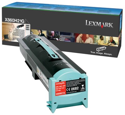 Lexmark X860H21G Black High Yield Toner Cartridge