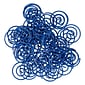 JAM Paper Circular Small Paper Clips, Dark Blue, 2 Packs of 50 (2187134B)