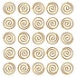 JAM Paper Circular Small Paper Clips, Gold, 2 Packs of 50 (21832062B)