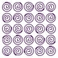 JAM Paper Circular Small Paper Clips, Purple, 50/Pack (2187137)