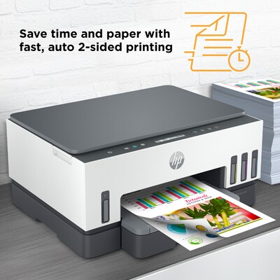 HP Smart Tank 7001 Wireless Color Inkjet Printer, All-In-One, Print, Scan, Copy, Best for Home, 2 Years Ink Included (28B49A)