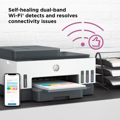 HP Smart Tank 7301 Inkjet Printer, All-in-One Supertank, Print/Copy/Scan (28B70A)