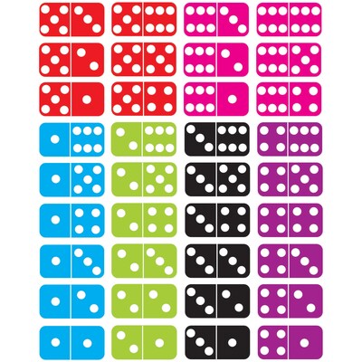 Ashley Productions Die-Cut Magnetic Dominoes, 36 Per Pack, 2 Packs (ASH11302-2)