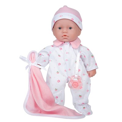 JC Toys La Baby 11 Caucasian Baby Doll with Blanket (BER13107)