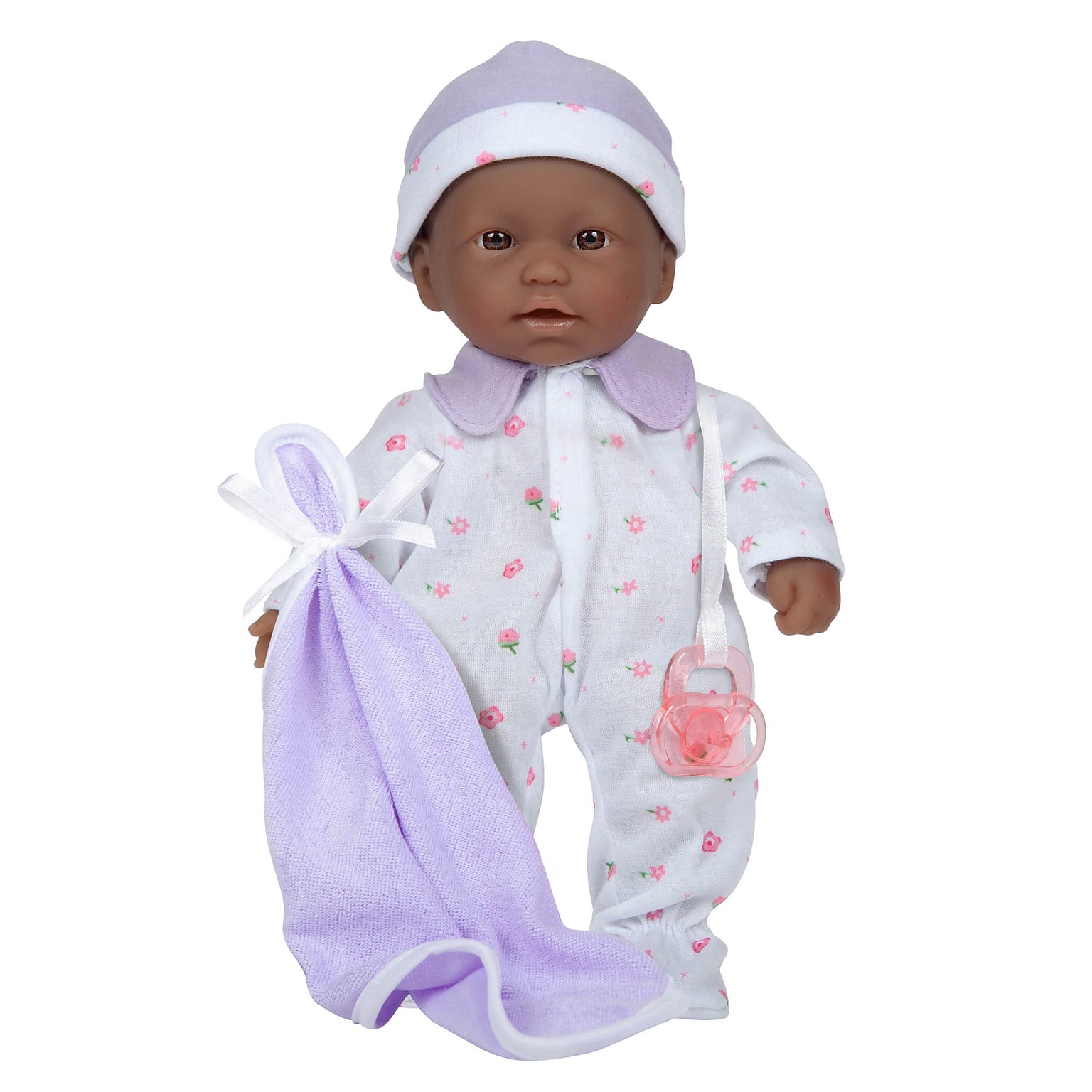 JC Toys La Baby 11 African-American Baby Doll with Blanket (BER13108)