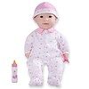 JC Toys La Baby 16 Asian Baby Doll with Pacifier (BER15032)