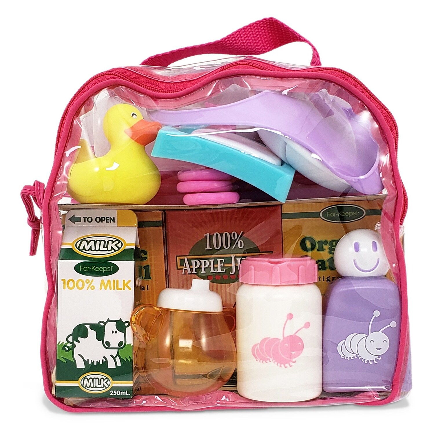 JC Toys For Keeps! Baby Doll Essentials Accessory Bag, 20/Set (BER81102)