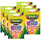 Crayola Neon Crayons, Assorted Colors, 24/Pack, 6 Packs (BIN523410-6)