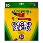 Crayola Colored Pencils, Assorted Colors, 50/Bundle, 2 Bundles (BIN684050-2)