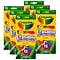 Crayola Erasable Colored Pencils, Assorted Colors, 12/Bundle, 6 Bundles (BIN684412-6)