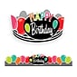 Carson-Dellosa Schoolgirl Style Birthday Crowns, 23.5" x 4.25", Multicolor, 30/Pack (CD-101092)