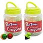READY 2 LEARN Easy Grip Crayons, 6/Set, 2 Sets (CE-6911-2)