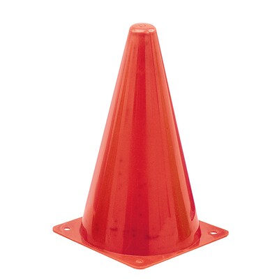 Champion Sports Hi-Visibility 9" Safety Cone, Pack of 12 (CHSTC9-12)
