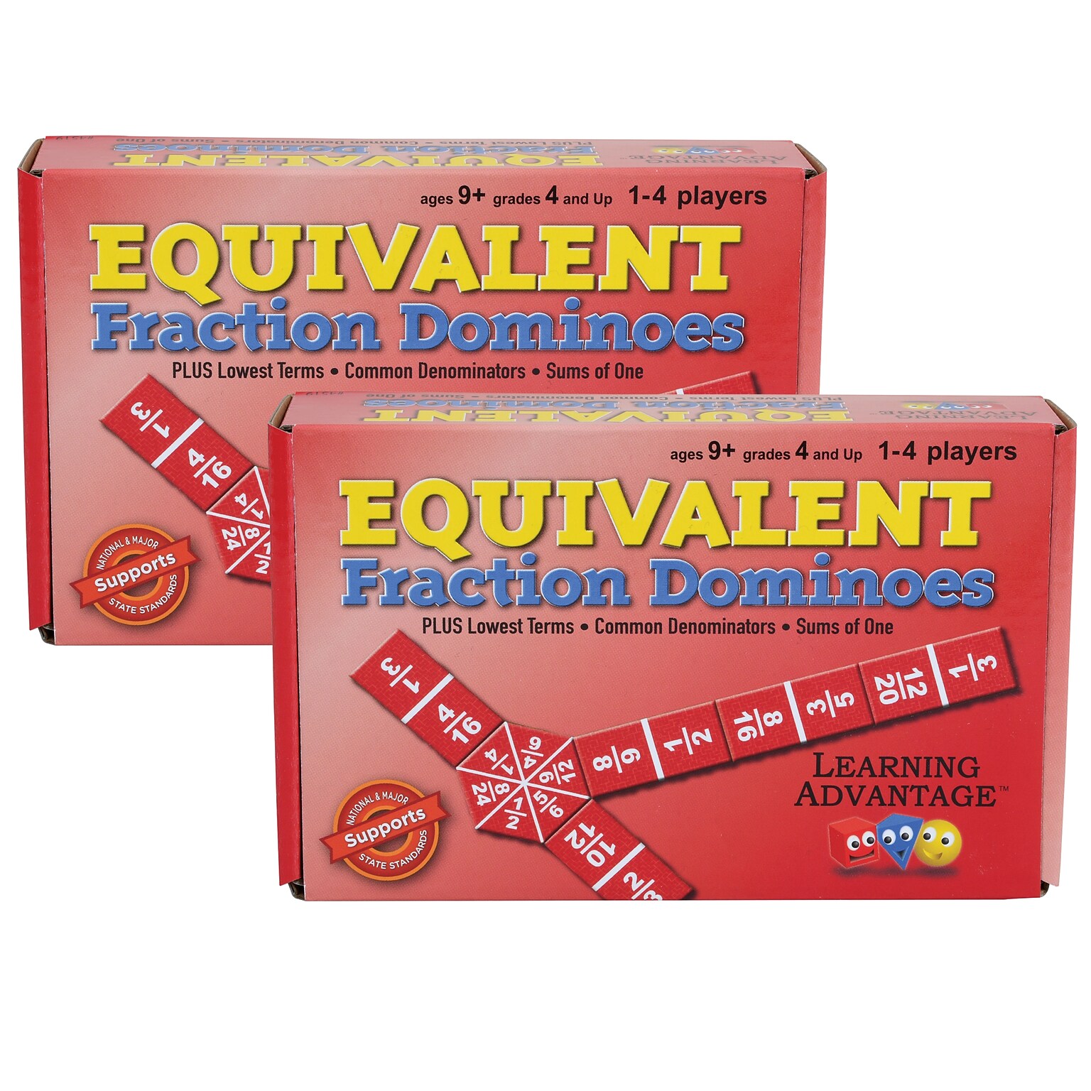 Learning Advantage Equivalent Fraction Dominoes, 2/Bundle (CRE4519-2)