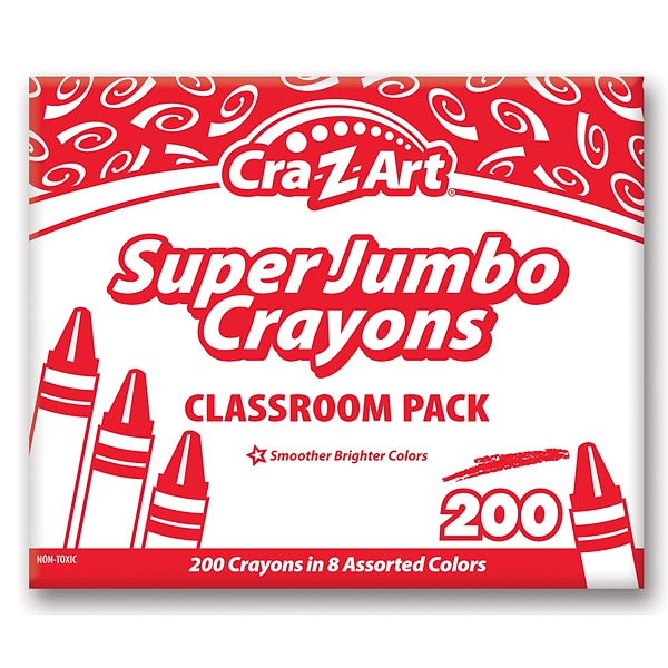 Crayola Washable Kid's Paint, Assorted, 16 oz., 12/Carton (54-9718)