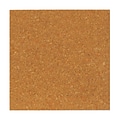 Flipside Natural Cork Tiles, 6 x 6, 4 Per Pack, 3 Packs  (FLP12066-3)