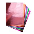 Hygloss Metallic Foil Paper Sheets, 8.5 x 10, Assorted Colors, 20/Pack, 6 Packs/Bundle (HYG108-6)