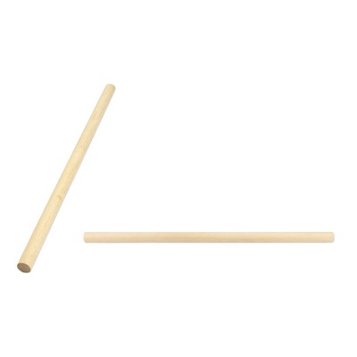 Hygloss 1/2" Wood Dowels, Natural Wood, 25/Pack (HYG84122)