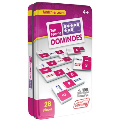 Junior Learning Ten Frames Dominoes, 2/Bundle (JRL479-2)