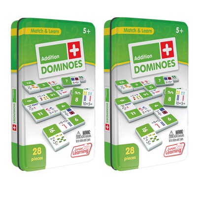 Junior Learning Addition Dominoes, 2/Bundle (JRL481-2)