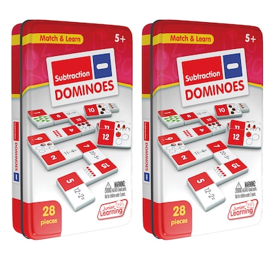 Junior Learning Subtraction Dominoes, 2/Bundle (JRL482-2)