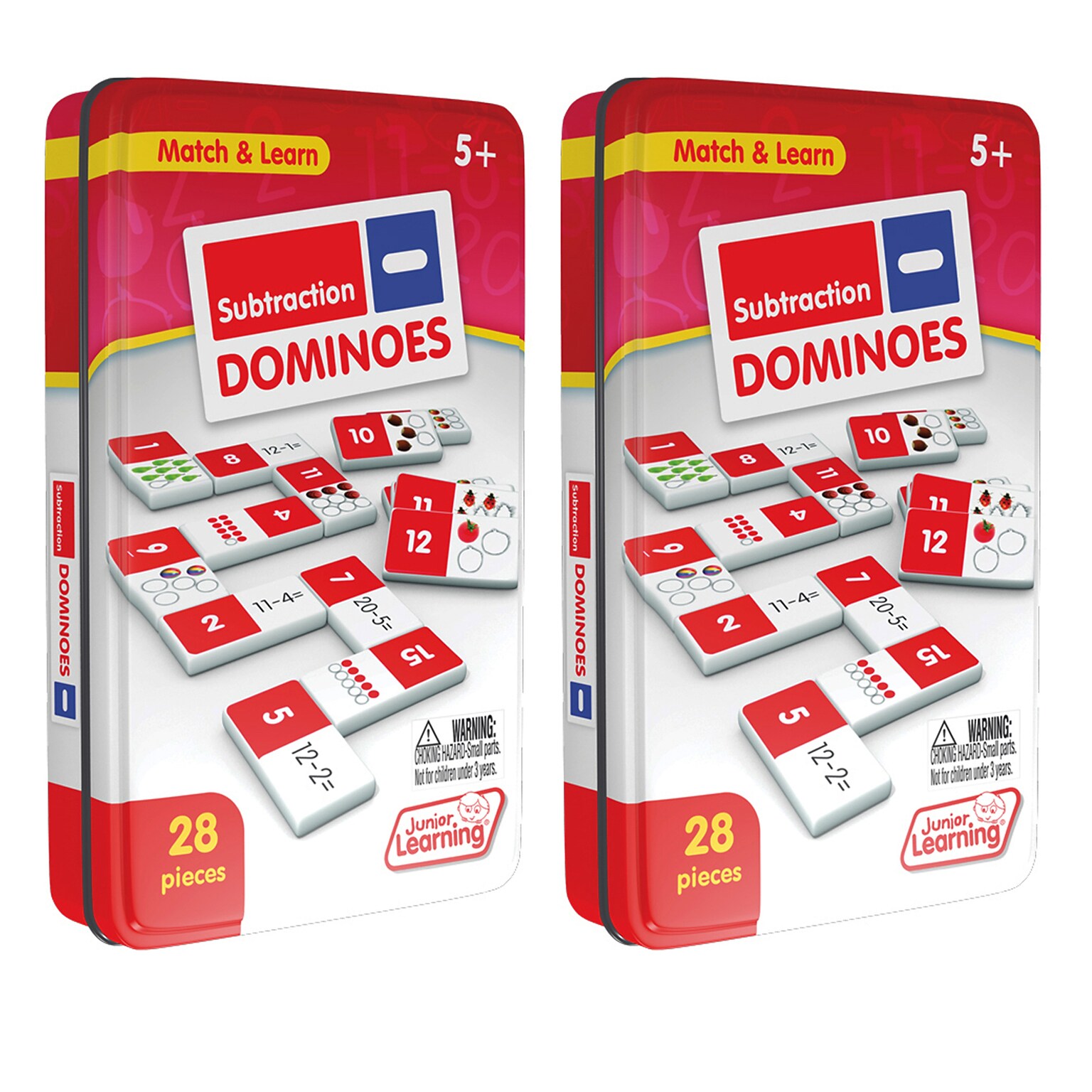 Junior Learning Subtraction Dominoes, 2/Bundle (JRL482-2)