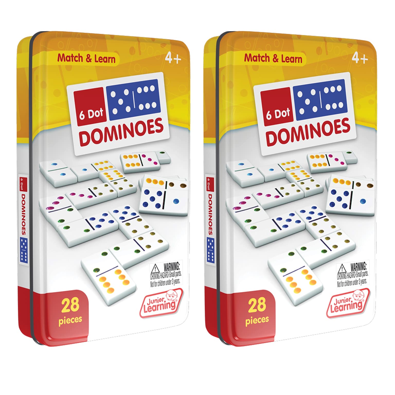 Junior Learning Dot Dominoes, 2 Sets (JRL484-2)