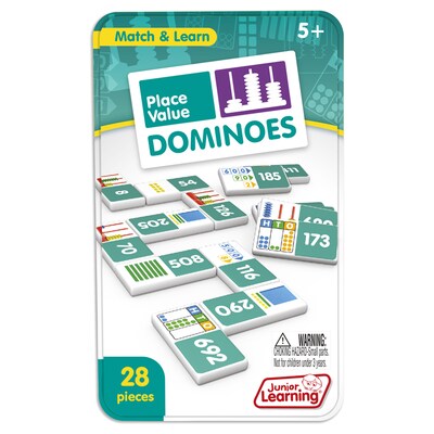 Junior Learning Place Value Dominoes, 2/Bundle (JRL489-2)