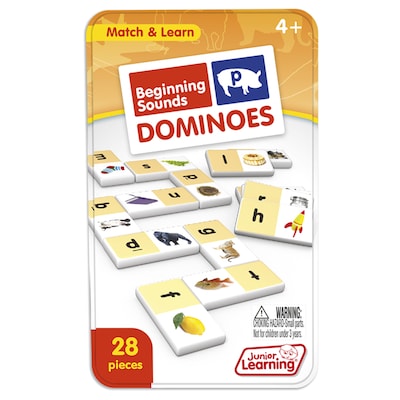 Junior Learning Beginning Sounds Dominoes, 2/Bundle (JRL492-2)