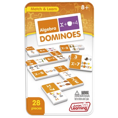 Junior Learning Algebra Dominoes, 2/Bundle (JRL497-2)