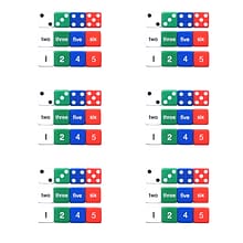Koplow Games Number Dice Set, 12/Pack, 6 Packs (KOP12950-6)