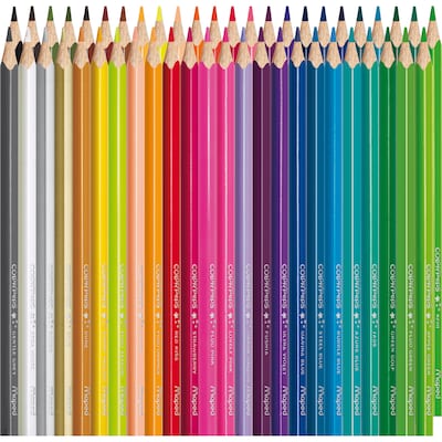 Maped Color'Peps Triangular Colored Pencils, Assorted Colors, 48/Bundle, 2 Bundles (MAP832048ZV-2)
