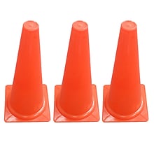 Martin Sports Safety Cone, 15, Orange, 3/Bundle (MASSC15-3)