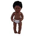 Miniland Anatomically Correct 15 African-American Baby Boy Doll (MLE31059)