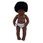 Miniland Anatomically Correct 15 African-American Baby Girl Doll (MLE31060)