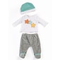 Miniland Gender Neutral Fabric 2-Piece Pajama Set for 15" Dolls, 3/Set (MLE31222)