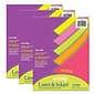 Pacon Hyper Computer Paper, 8.5" x 11", 5 Assorted Colors, 100 Sheets/Pack, 3 Packs (PAC101155-3)